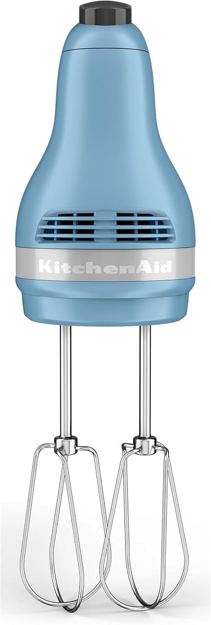 KitchenAid 5-Speed Hand Mixer - Ultra Power Performance in Velvet Blue Finish