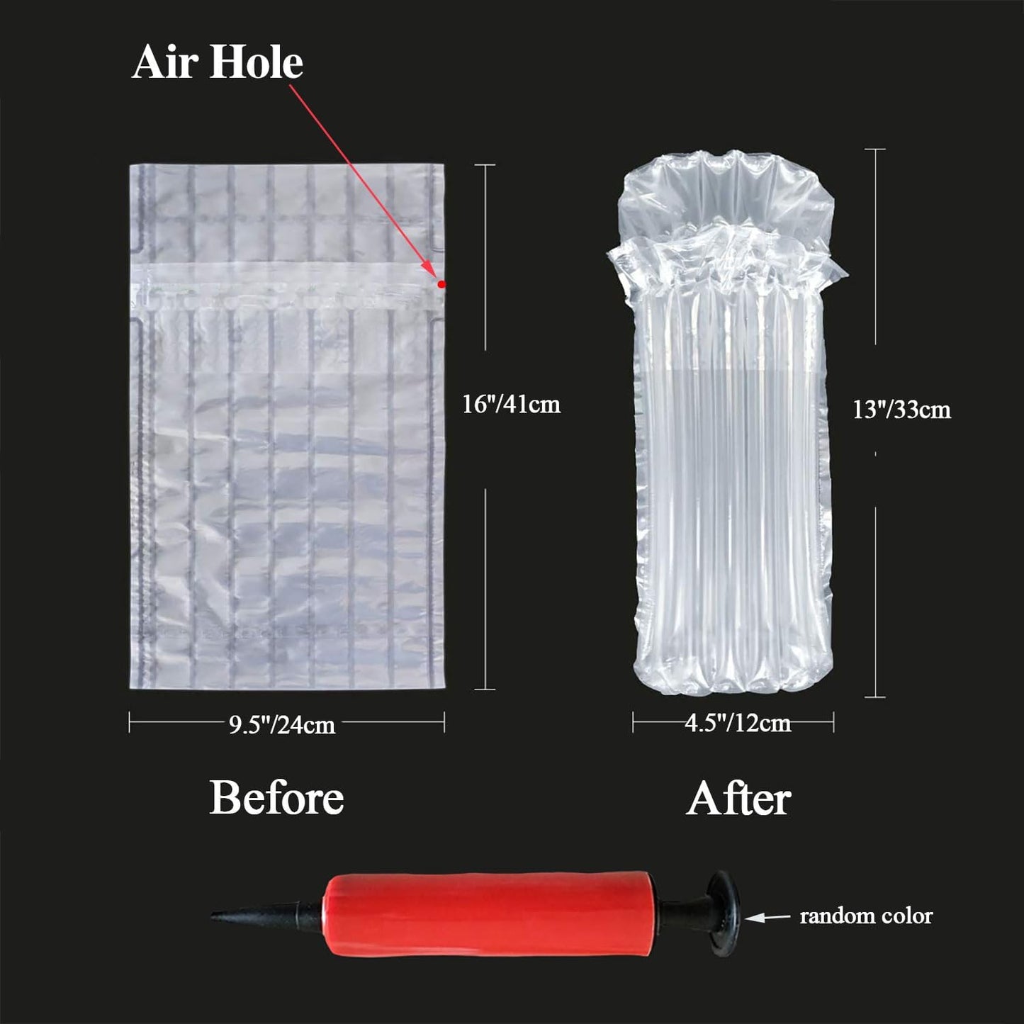 Wine Bottle Protector Bags, 10 Pack Bubble Cushion Wrap Airplane Travel, Safety Shipping Packaging Bags for Glass Bottles in Transport with Luggage with Reusable Pump