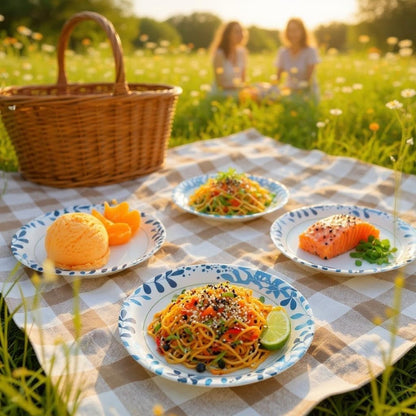 Ultra Dinner Paper Plates - 10-Inch Size | 204 Count for Effortless Entertaining