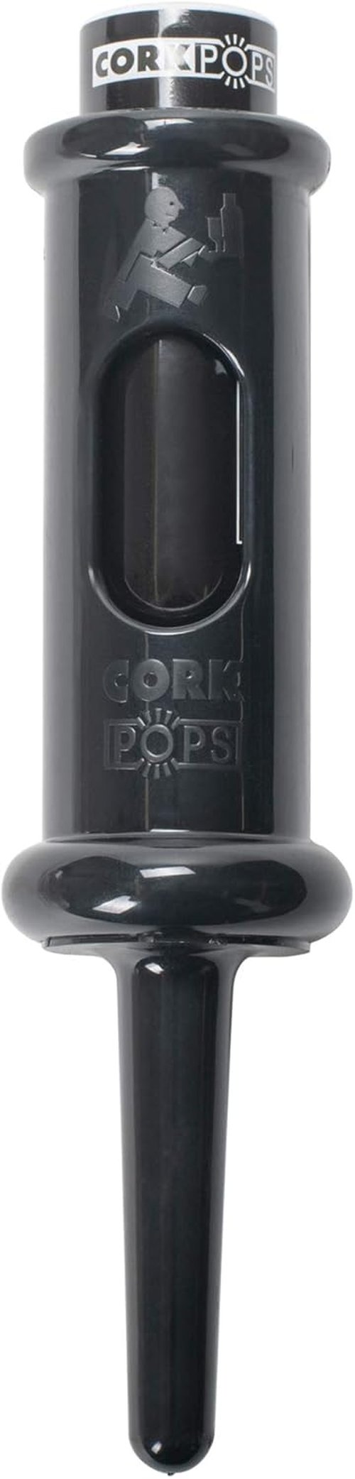 Cork Pops Black 6.5 Inch Original Wine Bottle Opener