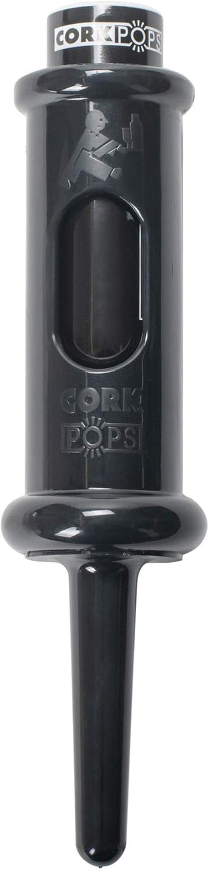 Cork Pops Black 6.5 Inch Original Wine Bottle Opener
