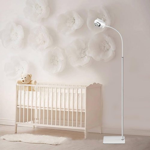 Infant Optics Adjustable Height Floor Stand Mount - Compatible with DXR-8 Pro & Nanit Pro | Versatile Design for Baby Monitors