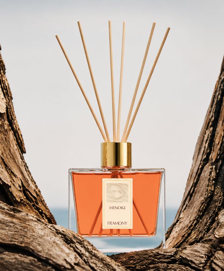 Hinoki Reed Diffuser with Japanese Hinoki Wood Scent - 6.4 fl oz