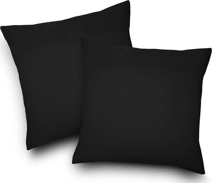 Utopia Bedding 24x24 Pillow Inserts - Set of 2 Black Decorative Throw Pillows for Sofa & Couch