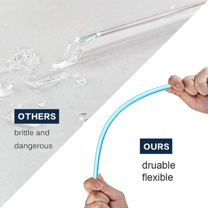 Stanley Replacement Straws - 6 Pack Reusable Straws with Cleaning Brush for 14 oz & 20 oz Tumblers