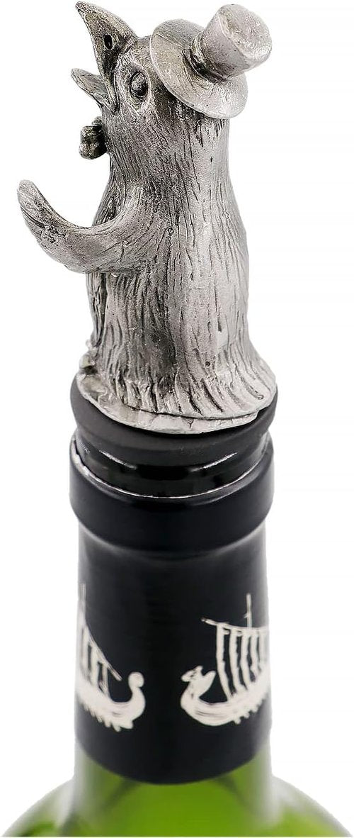 Animal Wine Aerator & Liquor Pourer for Bar,Home and Party Wine Pourer Aerator Festival Gift (Penguin Silver Gray)