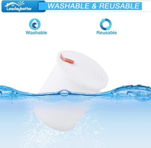 Leadaybetter Filter Replacement - Compatible with Shark Rotator Pro Lift-Away NV500 Series | 2 Foam & 4 Felt Filters