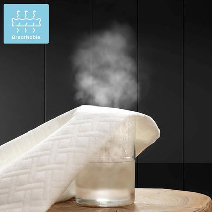 Cozymaker Waterproof Mattress Protector - Cooling Fitted Cover for 8-21" Deep Pocket | Soft & Breathable