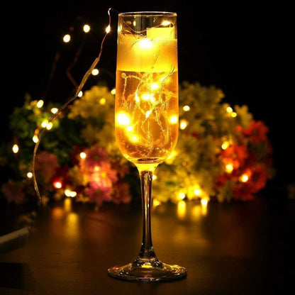 XINKAITE LED Fairy Lights - Battery Operated String Lights for Indoor & Outdoor Decor | 10Ft Warm White