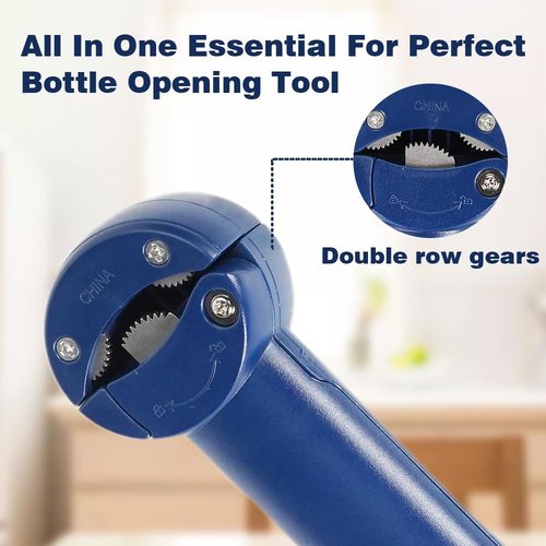 Magnetic Jar & Bottle Opener by [Brand Name] - 3-in-1 Compact Tool for Seniors | Retractable Design