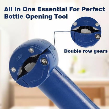 Magnetic Jar & Bottle Opener by [Brand Name] - 3-in-1 Compact Tool for Seniors | Retractable Design