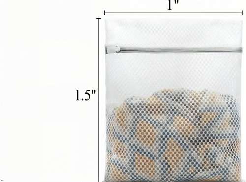 Honeycomb Mesh Laundry Bags - Durable Delicate Washing Machine Bags | XXS Trial Size (1PC)