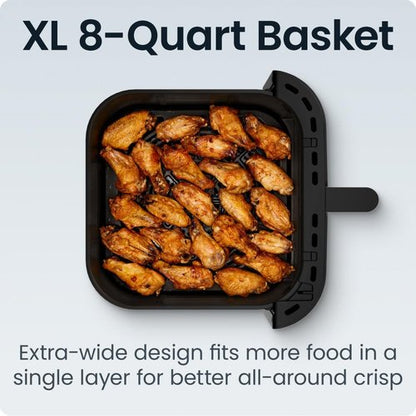 Chefman Crispinator Air Fryer - 7-in-1 Multi-Function with 8 Qt Capacity & TurboFry Pro Technology