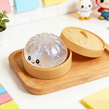 Glitter Dumpling - 2026 New Glitter Squishy Toy | Stress Relief & Anxiety Decompression Squeeze Toy