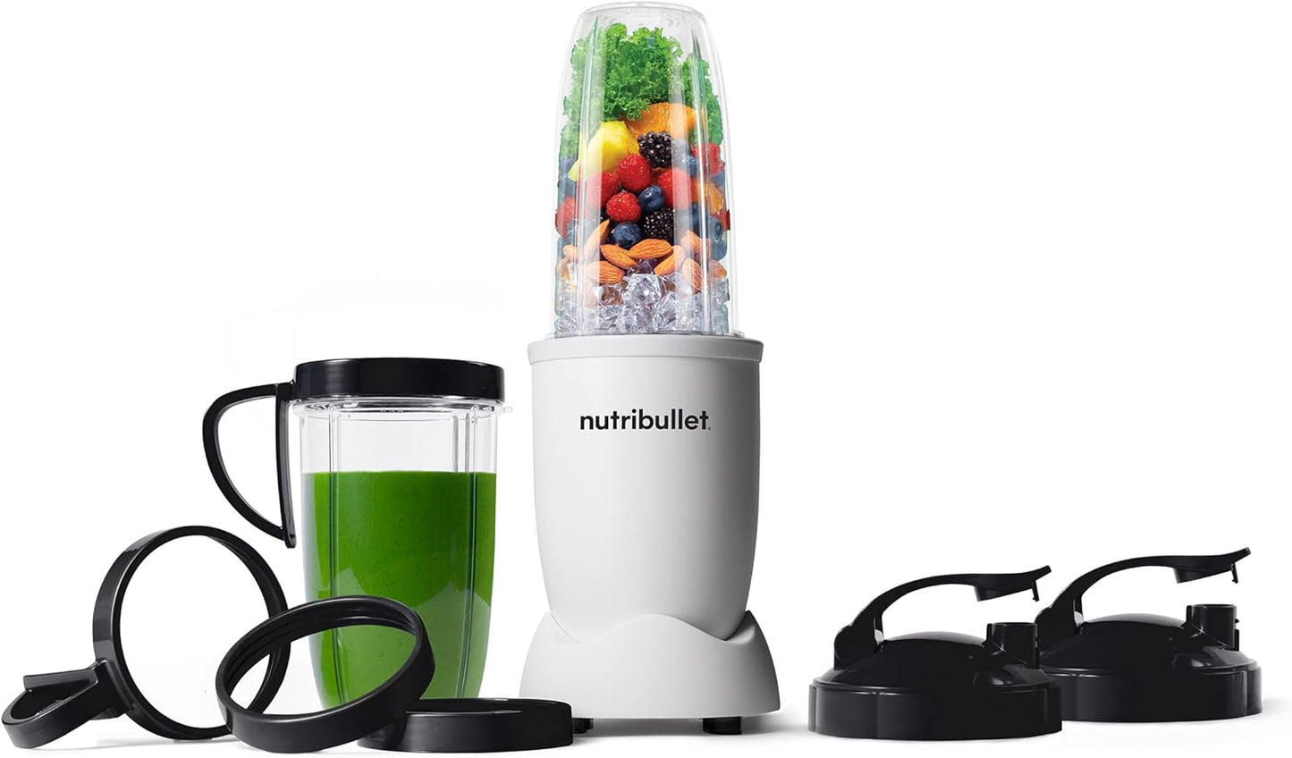 Nutribullet Pro 900W - 13-Piece Blender Set in Elegant Matte White Finish