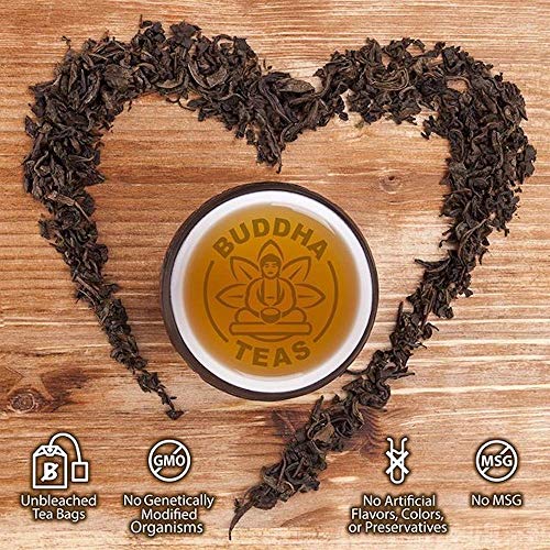 Buddha Teas Organic Zenergy Blend - OU Kosher, USDA Organic, CCOF Organic, 18 Bleach-Free Tea Bags