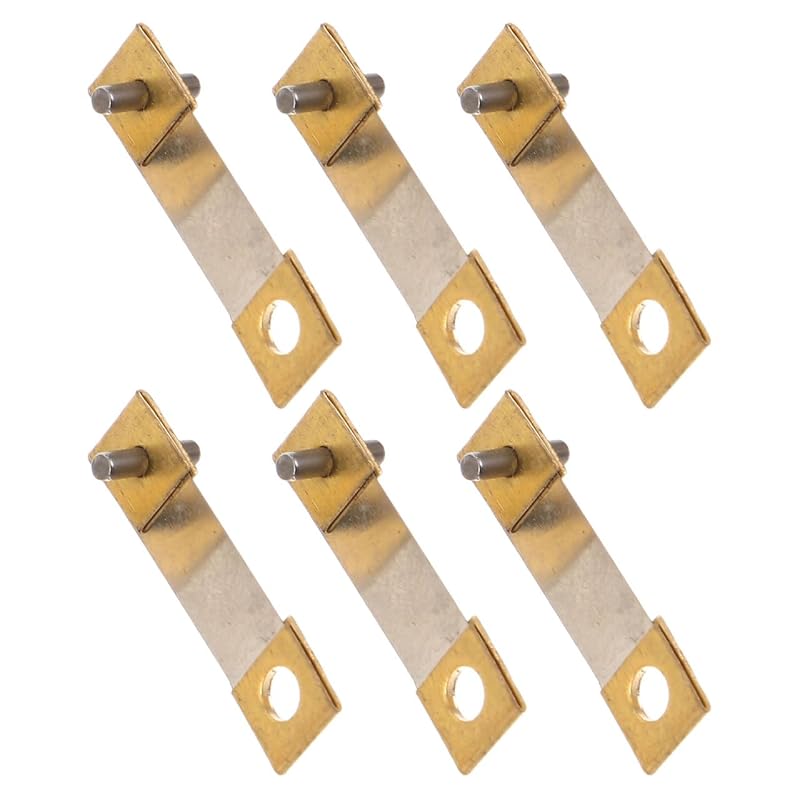 Grandfather Clock Pendulum Suspension Spring 6-Pack – Iron Replacement Parts