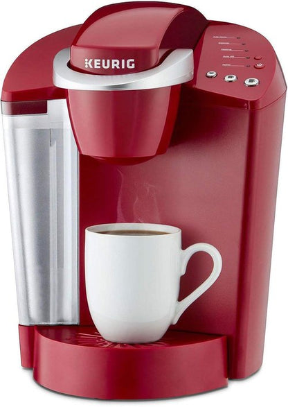 Keurig K-Classic Coffee Maker - Single Serve, Red Finish, Easy Brewing Experience