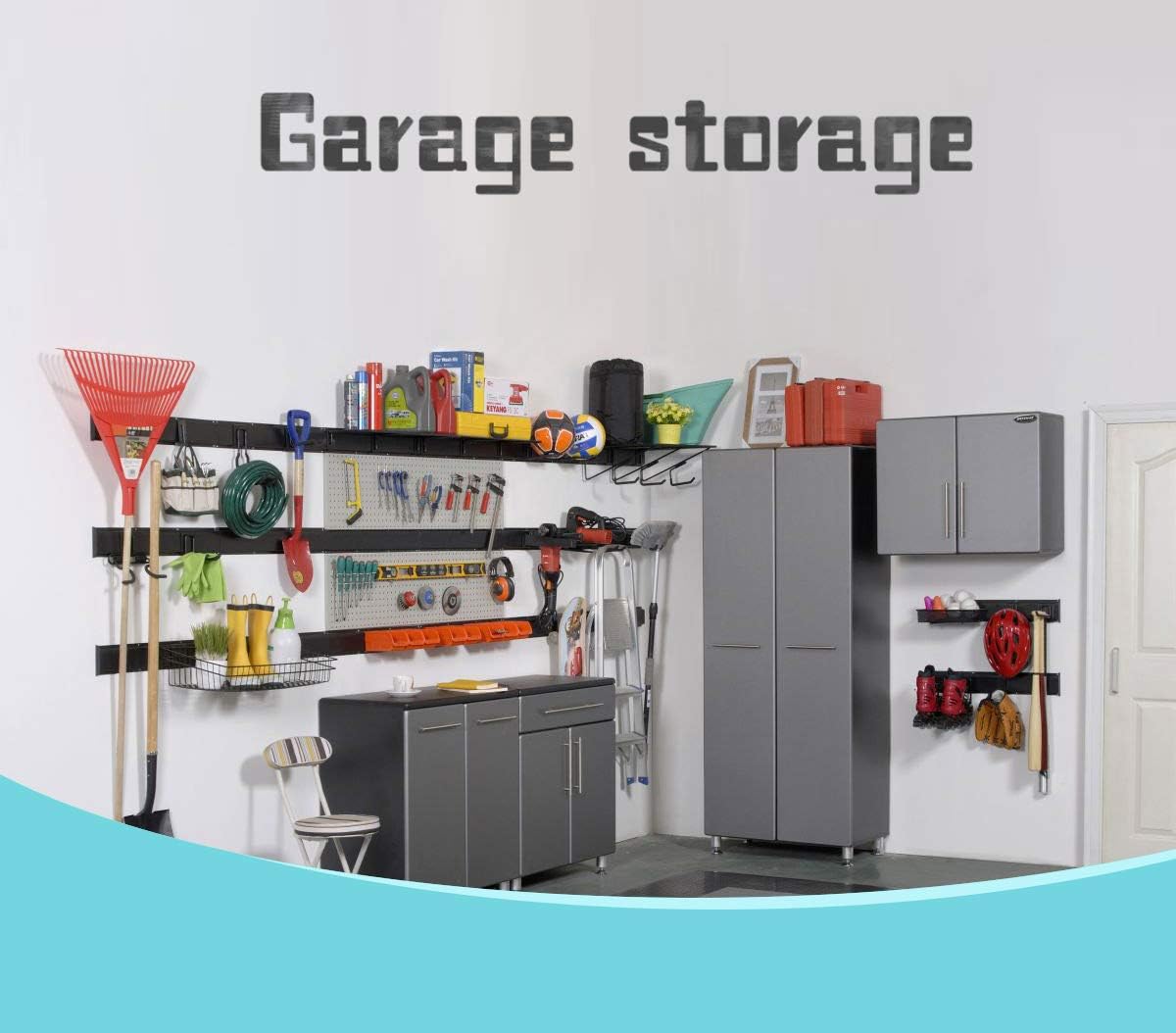 Ultrawall Heavy Duty Utility Hooks - Special-Shaped Tool Storage Hanger Organizer (2 Pack)