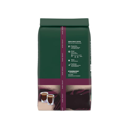 Starbucks Whole Bean Coffee - Dark Roast Espresso Blend, 100% Arabica, 18 oz Bag