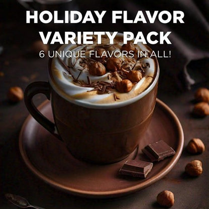 Maud's Holiday Blend Coffee Pods - Variety Pack of 42 | 6 Assorted Flavors, Medium Roast, 100% Arabica