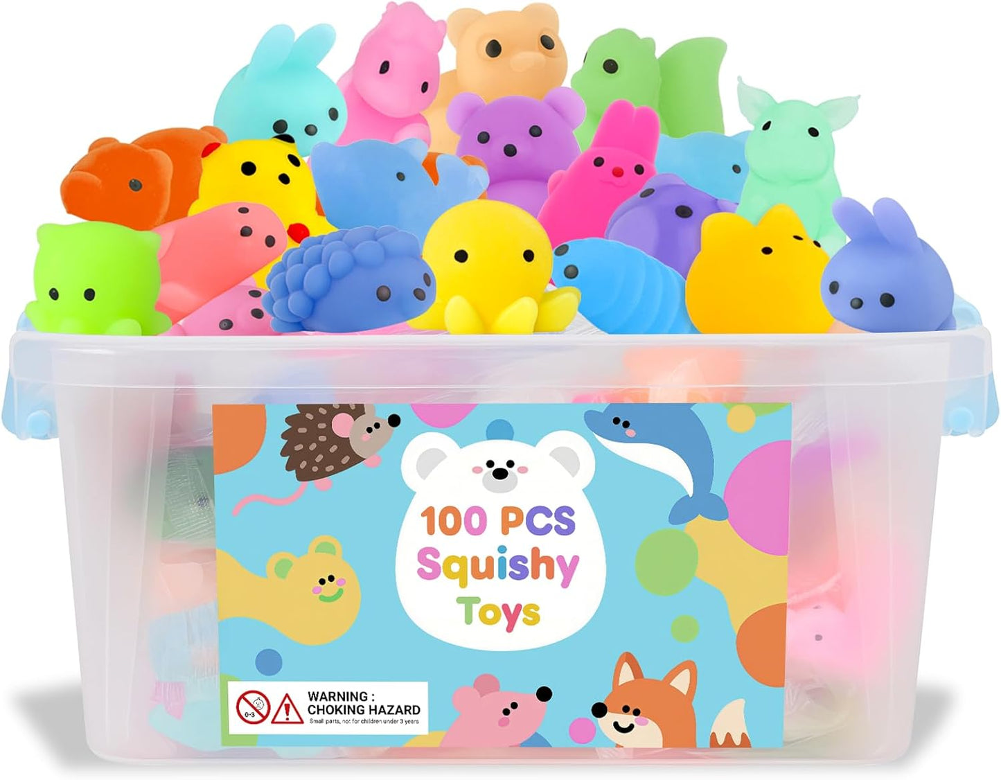 Skiennix 100 Pcs Fidget Toys - Sensory Stress Relief Party Favors for Kids 4-12 | Perfect for Goodie Bags & Classroom Prizes