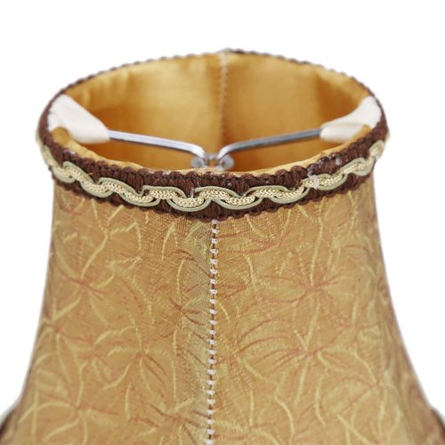 Fuloon Modern European Style Clip On Droplight Wall Lamp Candle Chandelier Lamp Shade 6 pcs Set (Coffee)