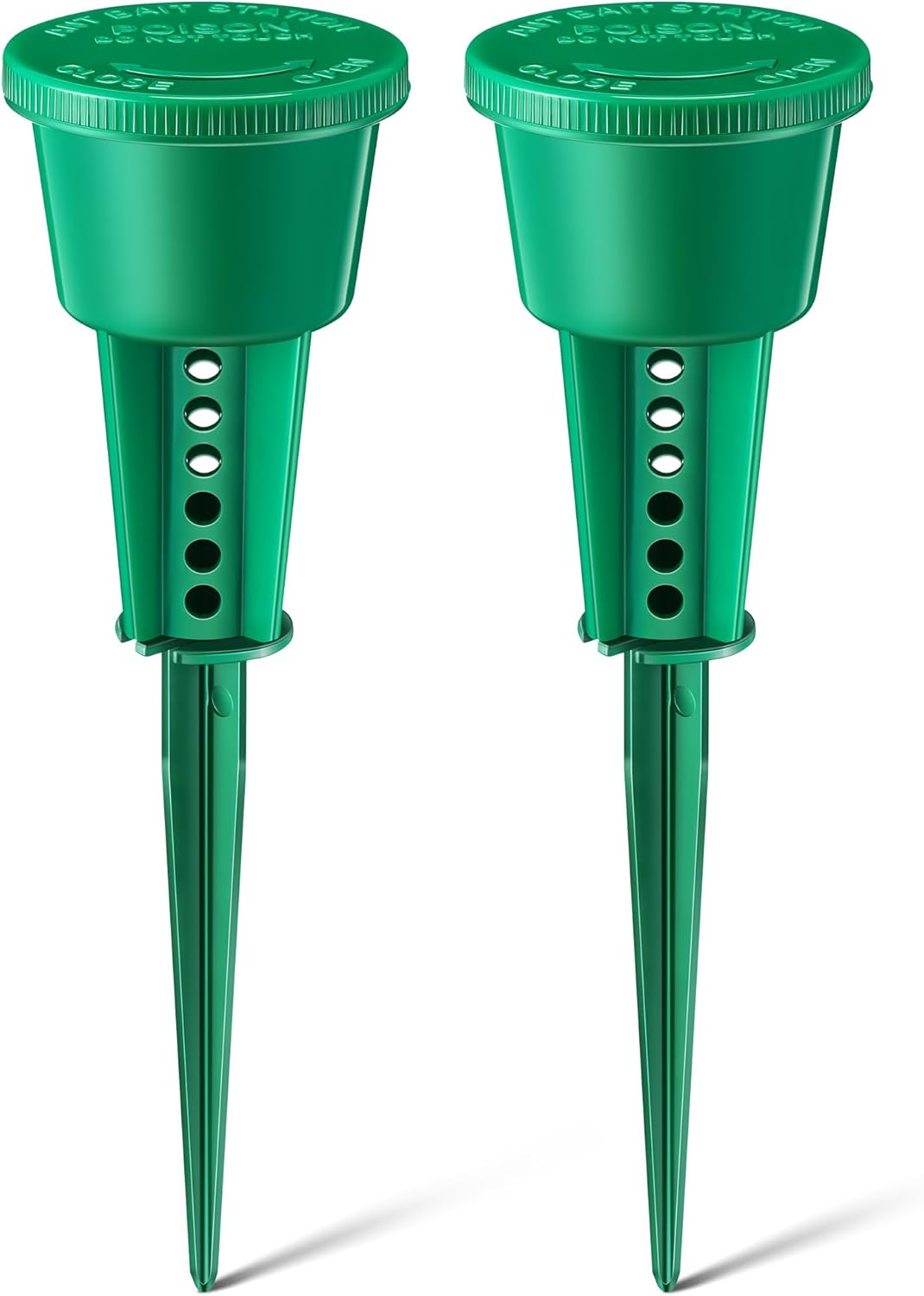 Qualirey Ant Traps - Reusable Liquid Bait Stations for Outdoor Use | Pet Safe, Multi-Surface Control