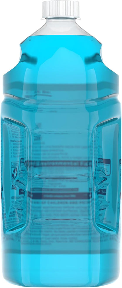 Windex Glass & Window Cleaner Refill - Eco-Friendly 100% Recycled Plastic, Original Blue Scent, 2L