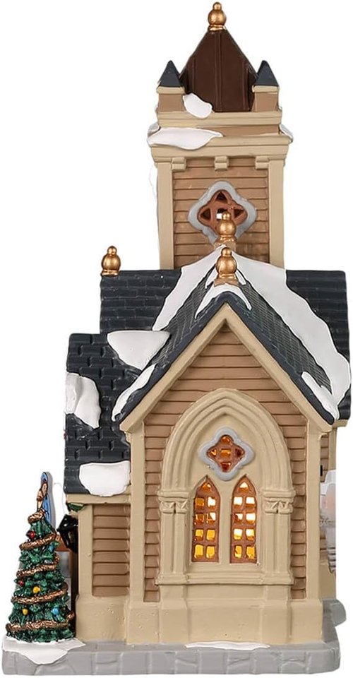 Lemax Mistletoe Chapel #25917 - Charming Holiday Decor for Festive Celebrations | Perfect Gift Idea