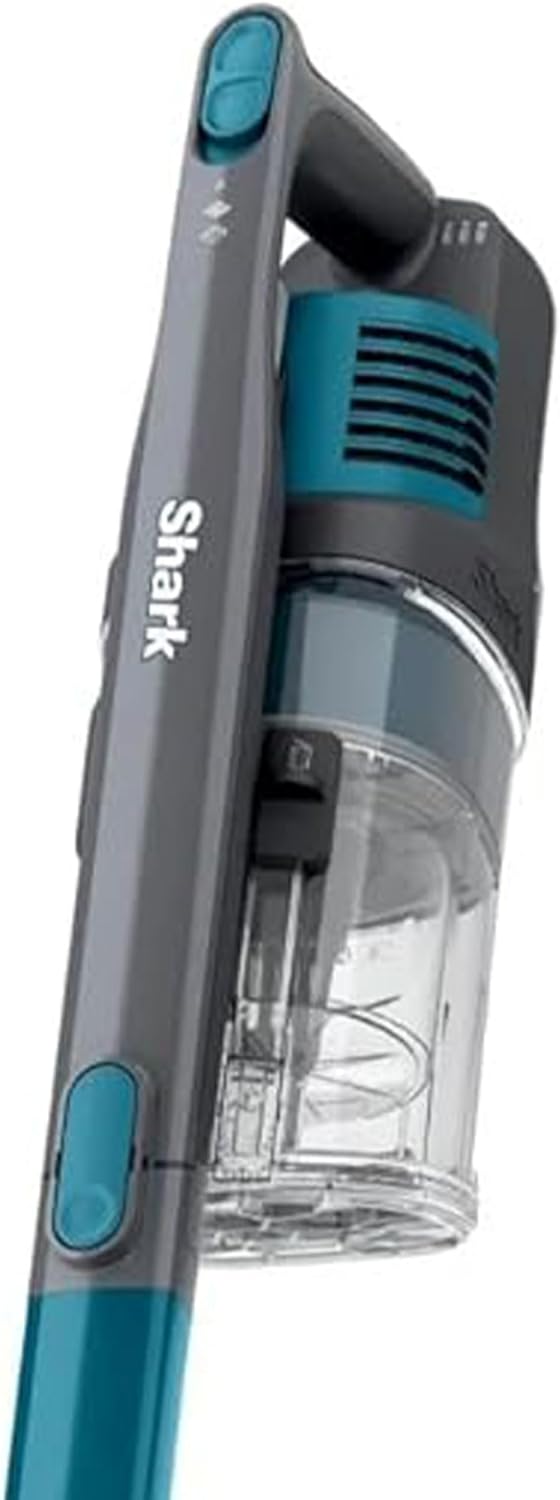 Shark Pet Pro Cordless Stick Vacuum Cleaner - Self-Cleaning Brushroll, 40 Min Runtime, XL Dust Cup, Teal/Grey