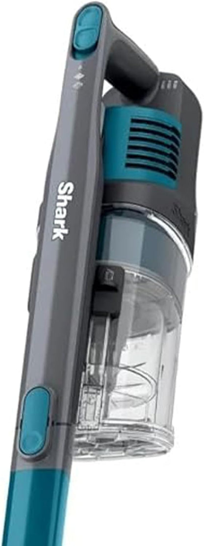 Shark Pet Pro Cordless Stick Vacuum Cleaner - Self-Cleaning Brushroll, 40 Min Runtime, XL Dust Cup, Teal/Grey