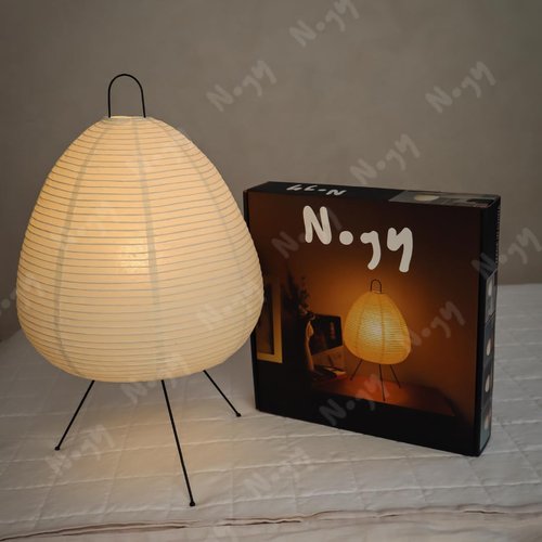 Japanese Decor Lantern Lamp • Dimmable Paper Lamp • Cozy Japandi Style • Japanese Paper Lantern Light