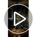 4.5FT Artificial Pre-Lit Christmas Tree with Remote Control - Blue Fir with Dual Color LED Lights