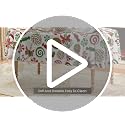 Horaldaily Christmas Tablecloth 60 x 84 Inch Rectangular Candy Cane White