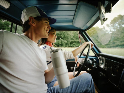 STANLEY Quencher ProTour 30 oz Tumbler - Leakproof Lid, Built-In Straw & Handle | Insulated, BPA-Free | Black Fade