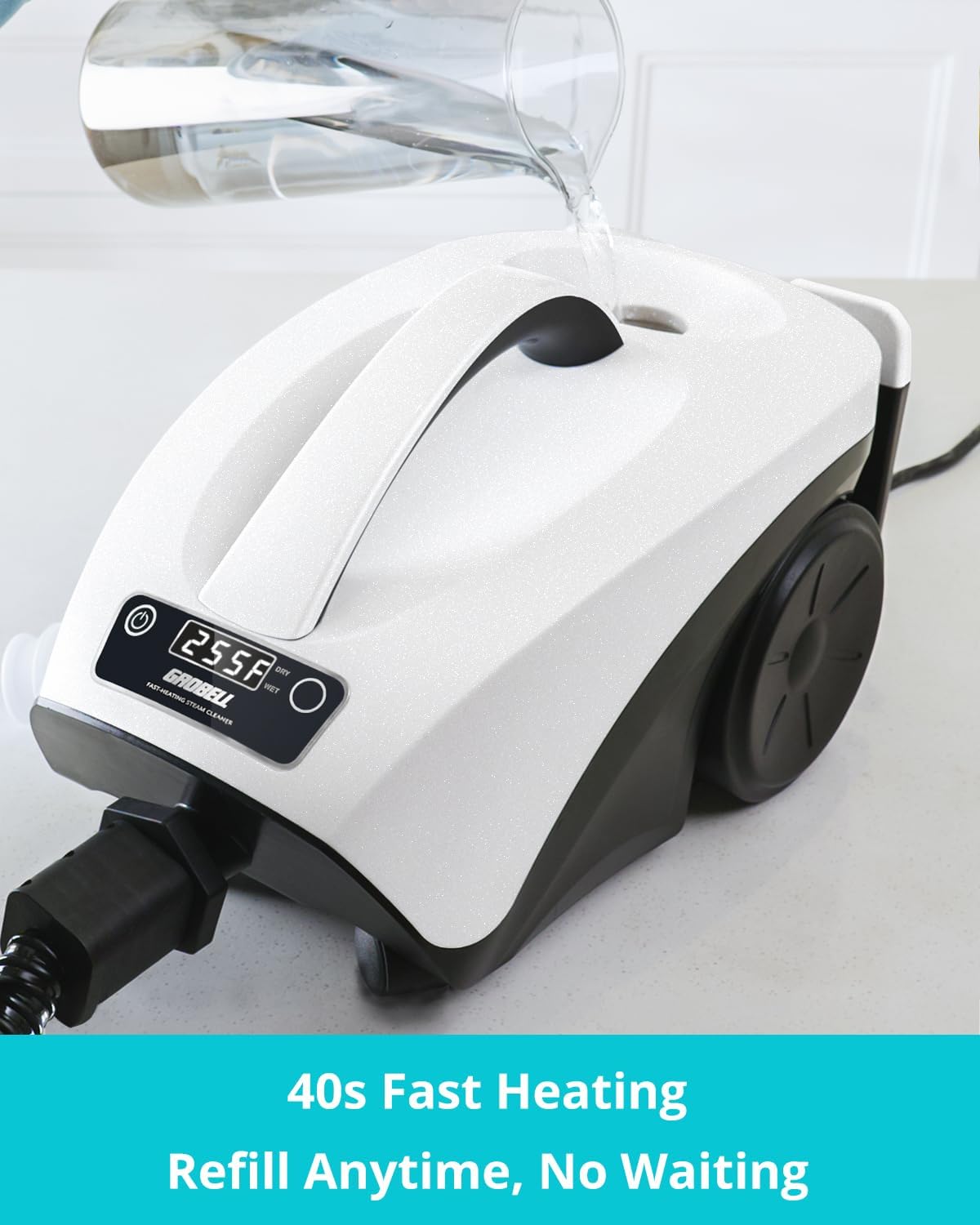 Skiennix Steam Cleaner - Fast 40s Heating with 0.66Gal Tank | 21 PCS Kit for Home & Car Cleaning