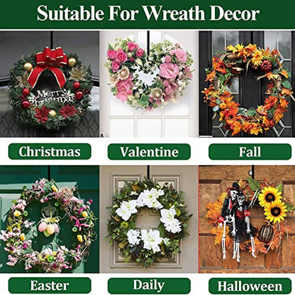 Dan&Dre Black Adjustable Wreath Door Hanger - Damage-Free Over the Door Hook