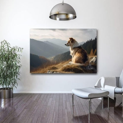 Custom Canvas Prints - Personalized Pet Photos for Wall Art | Framed 6x8 Inches