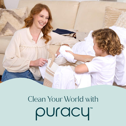 Puracy Carpet Shampoo - Pet Stain & Odor Remover Solution | Concentrated Fresh Citrus (25oz)