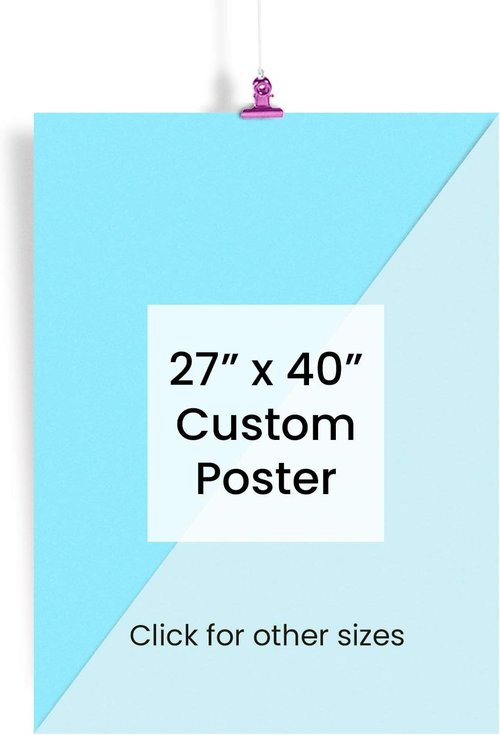 EzPosterPrints - Custom Poster Print - Upload Your Image for Personalized Decor - 27 X 40 Inches