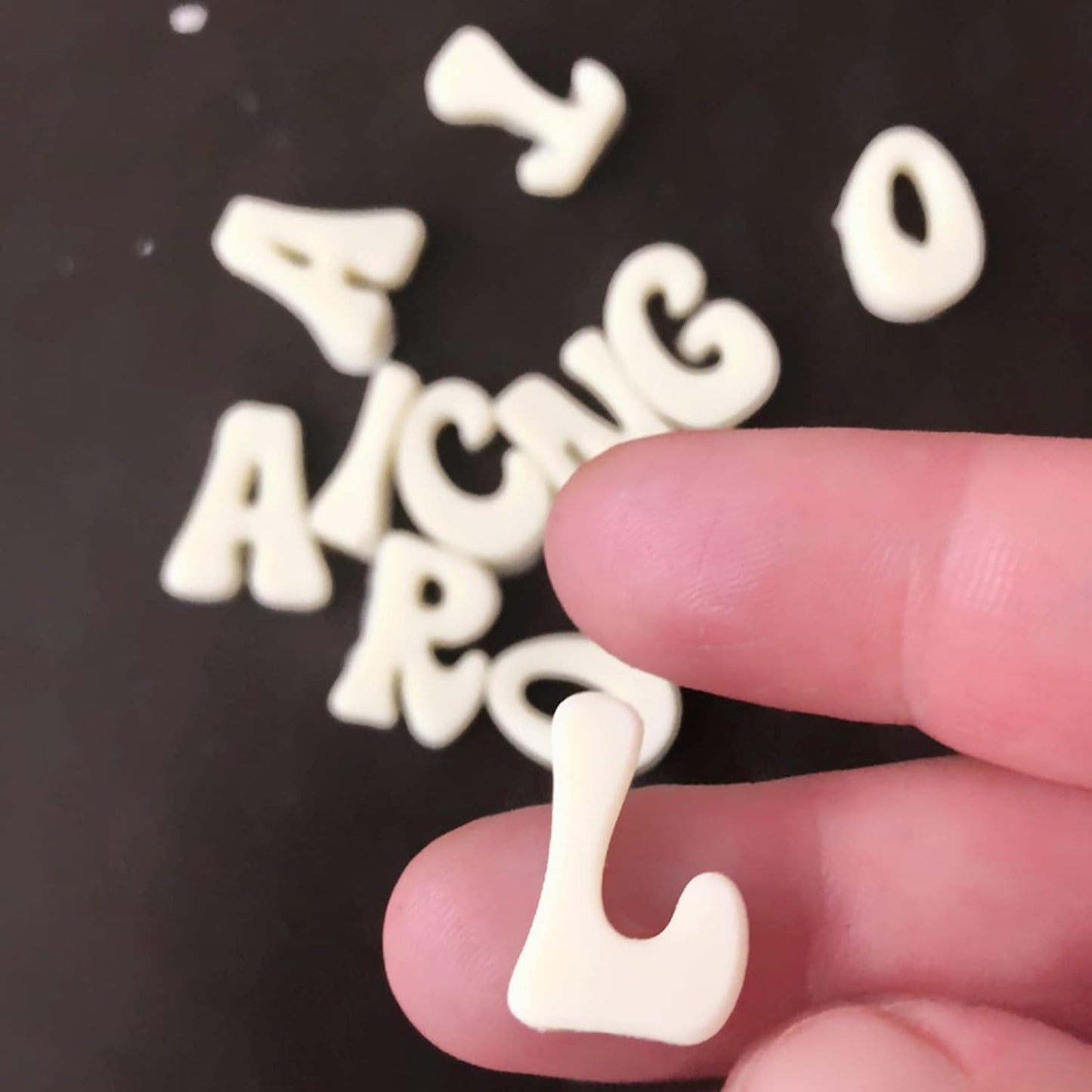 Skiennix Silicone Molds - 5-Piece Alphabet & Number Set for Baking, Candy & Cake Decoration
