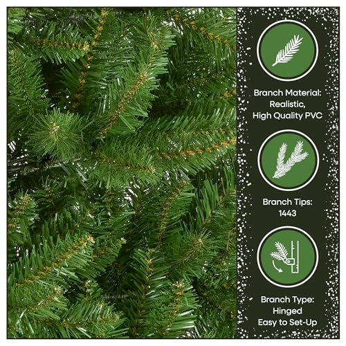 9ft Unlit Kingswood Fir Slim Artificial Christmas Tree - Tree