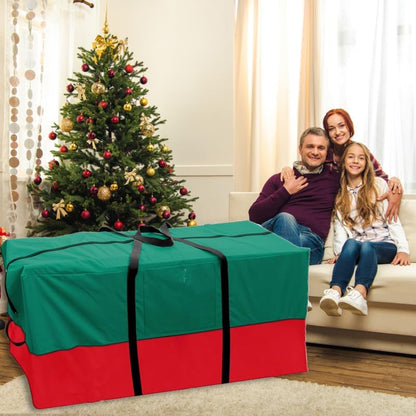 Skiennix Christmas Tree Bag - Heavy Duty 600D Oxford Material for 8 Ft Trees | Dampproof Storage with Reinforced Handles & Dual Zipper