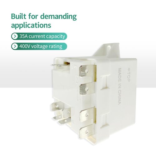 1394121 Relay (040-0166-37) – Compatible with Leer 35A Potential Relay for Refrigeration, HVAC Systems – OEM Quality, Compatible with Freezers and Coolers