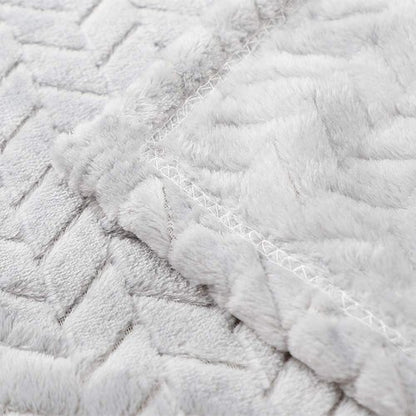 Baby Blanket Flannel, Cozy Throw Blankets for Newborn Infant and Toddler, Super Soft and Warm Receiving Baby Blanket for Crib Stroller (Grey 2532")