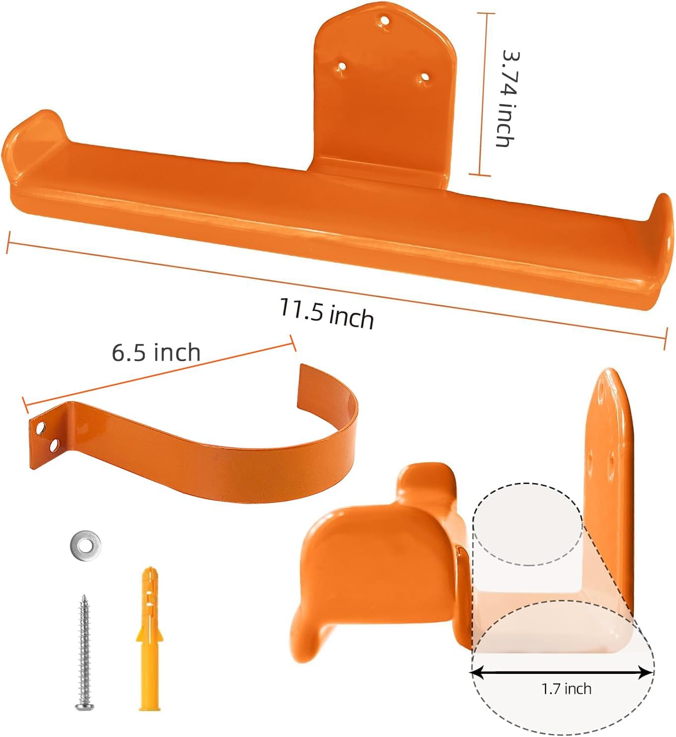 Backpack Leaf Blower Hanger - Heavy-Duty Wall Mount for Sprayers & Chainsaws | 2-Pack Storage Solution