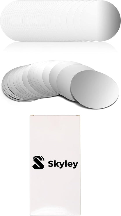 Skyley 50 Pieces Silver Wine Pourer Liquor Stopping Pouring Discs Aluminum Foil Wine Whisky Pourer Thin Reusable Spout Disks for Beverage Beer Liquid Dispenser Bar Party Gift