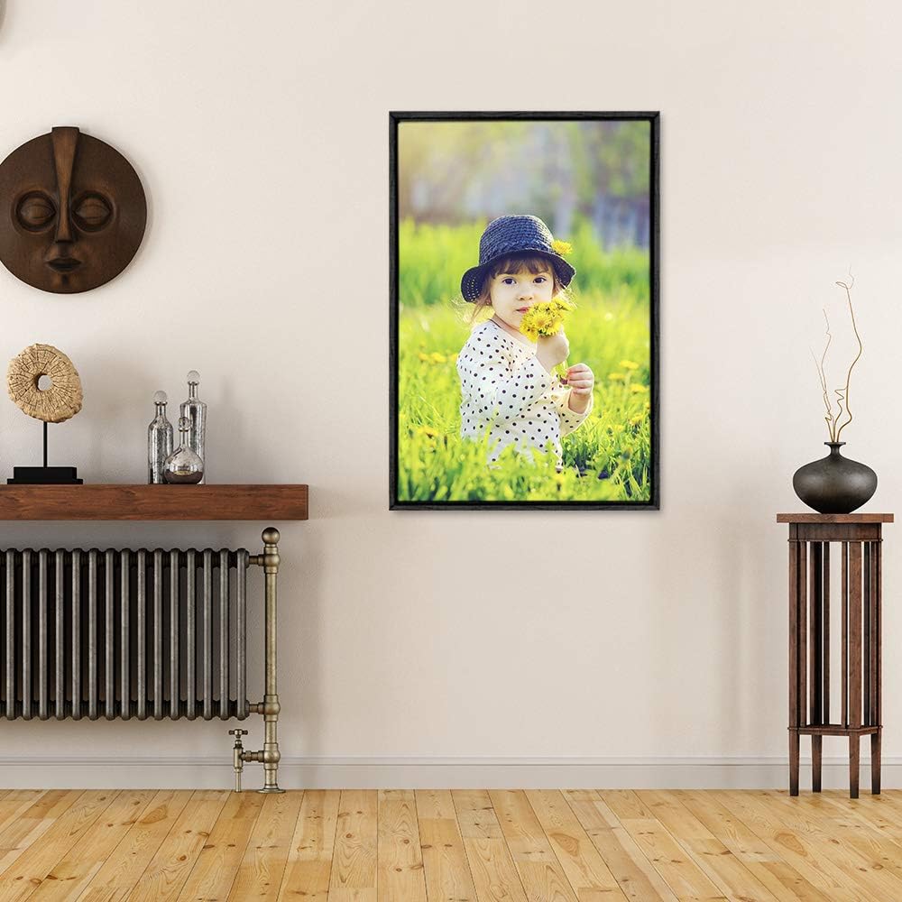 wall26 Framed Canvas Wall Art - Custom Home Decor for Living Room & Bedroom | 24"x36", Black Frame