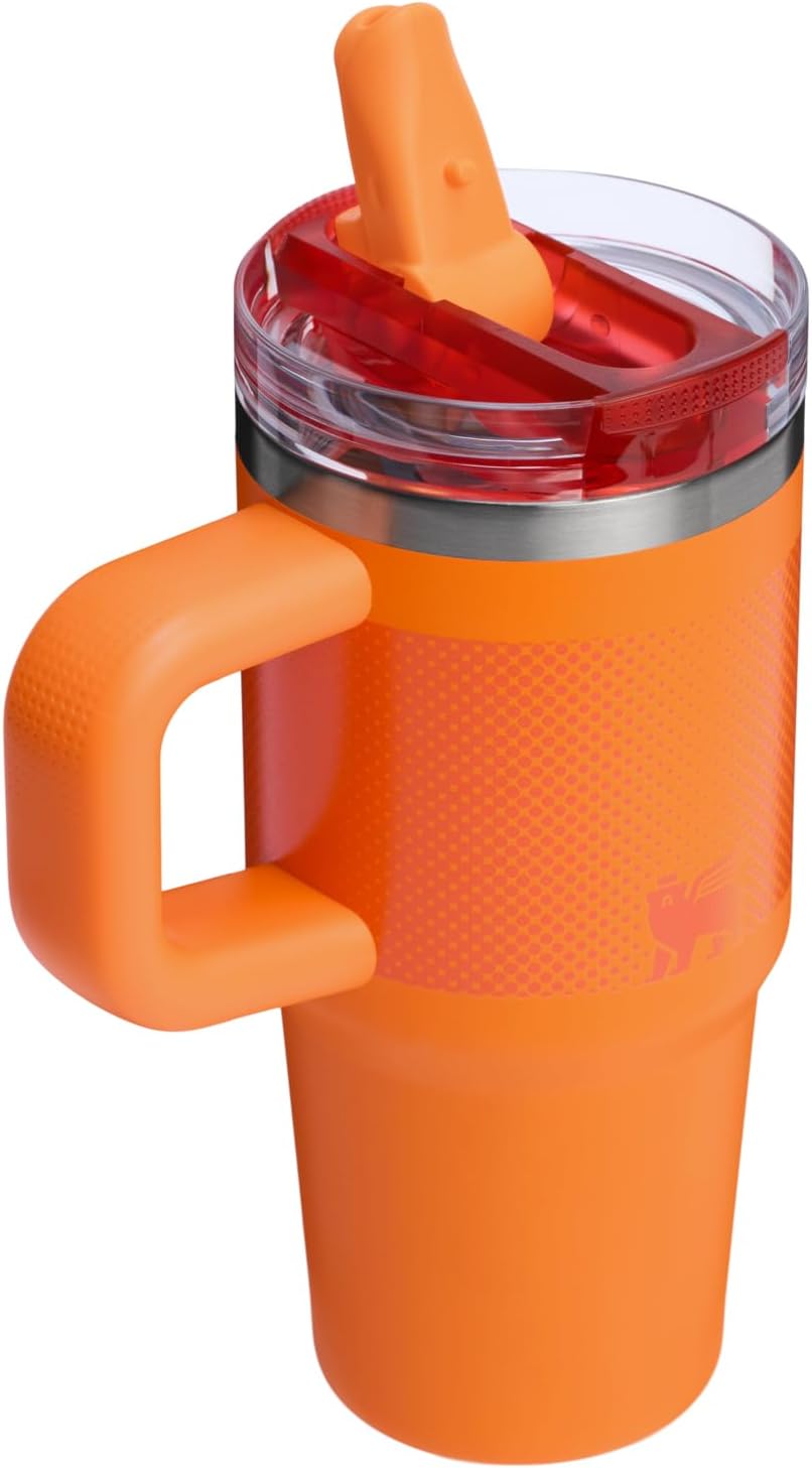 STANLEY Quencher ProTour Tumbler - 14 oz Insulated Stainless Steel with Built-In Straw & Handle | BPA-Free Goldenrod Fade
